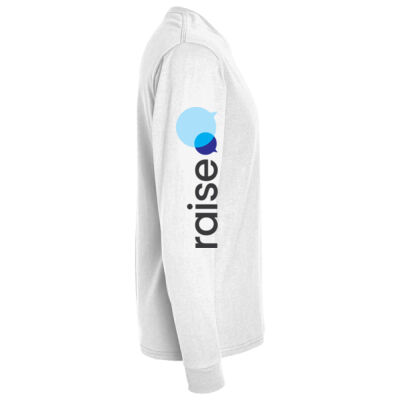 Raise Sleeve Print Sweatshirt - Grey Thumbnail